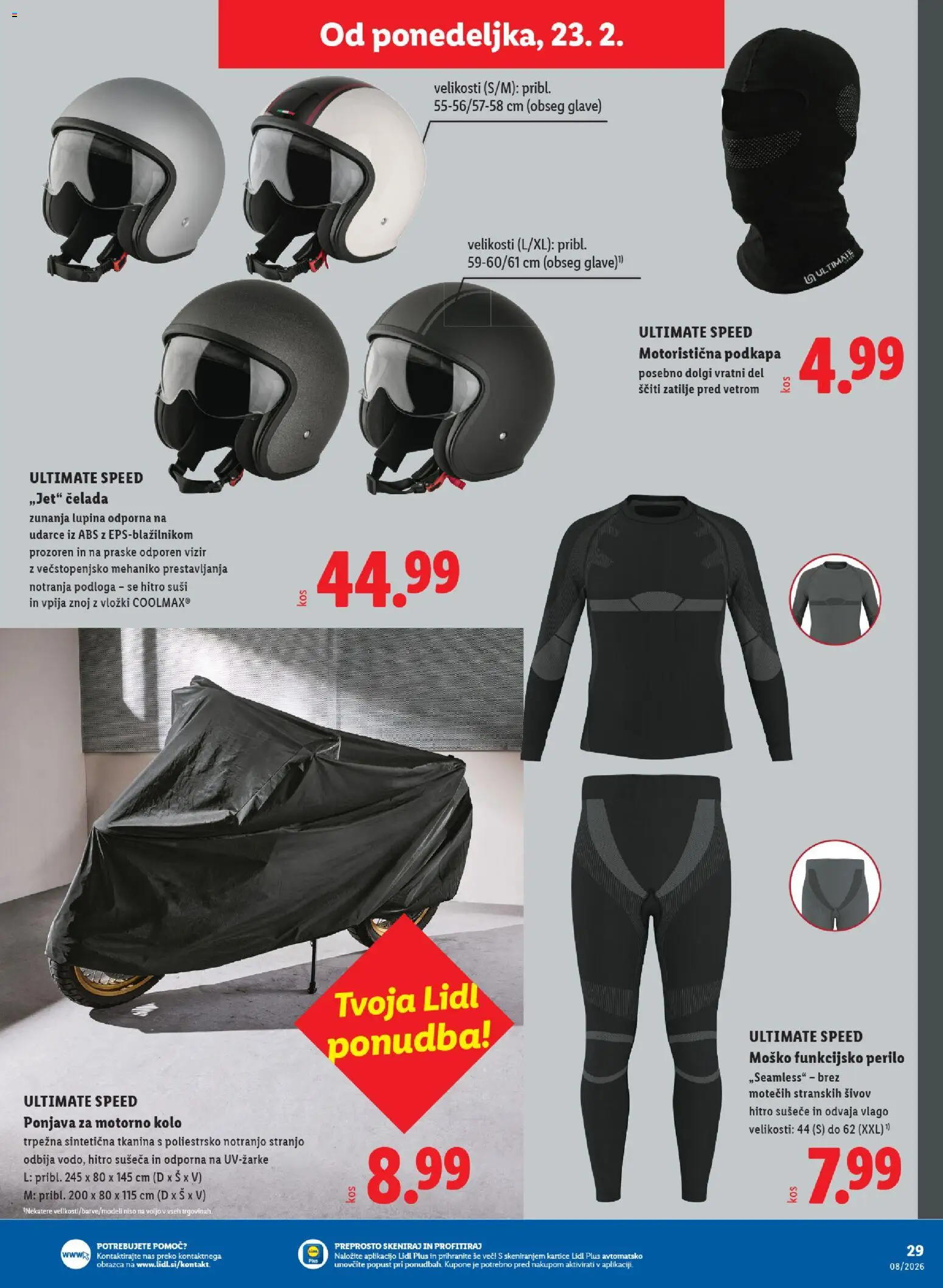 Novi Lidl katalog ponudbe – veljaven od 19.02.2026 | Stran: 66 | Izdelki: Vložki, Suši, Podloga, Čelada