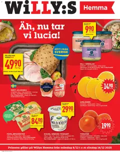 Willys - Aktuella reklamblad Willys Hemma - Förhandsvisning av reklamblad från butik Willys aktuell från 08.12.2025