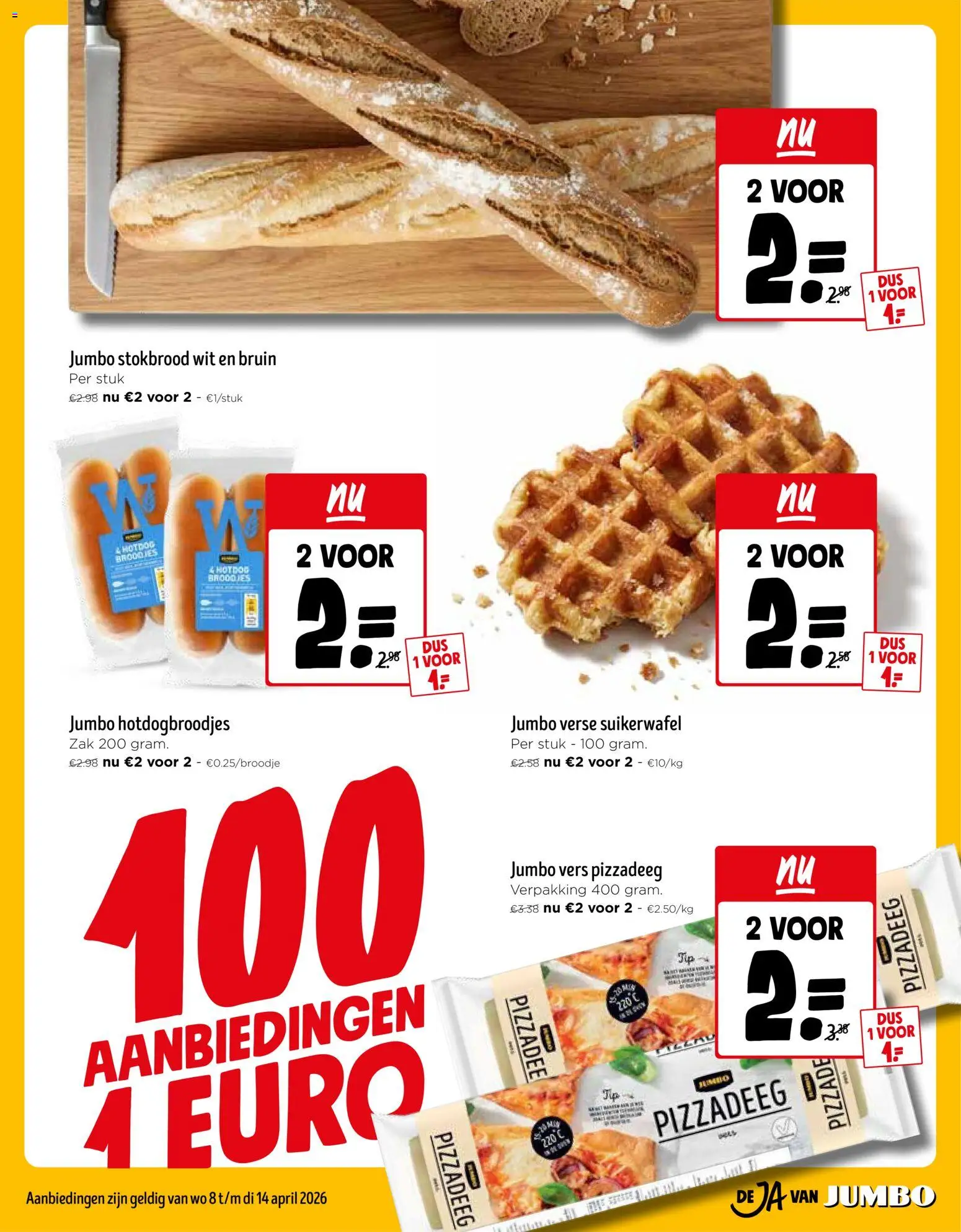{H1} | Pagina: 3 | Producten: Hotdog, Stokbrood, Zak, Broodjes