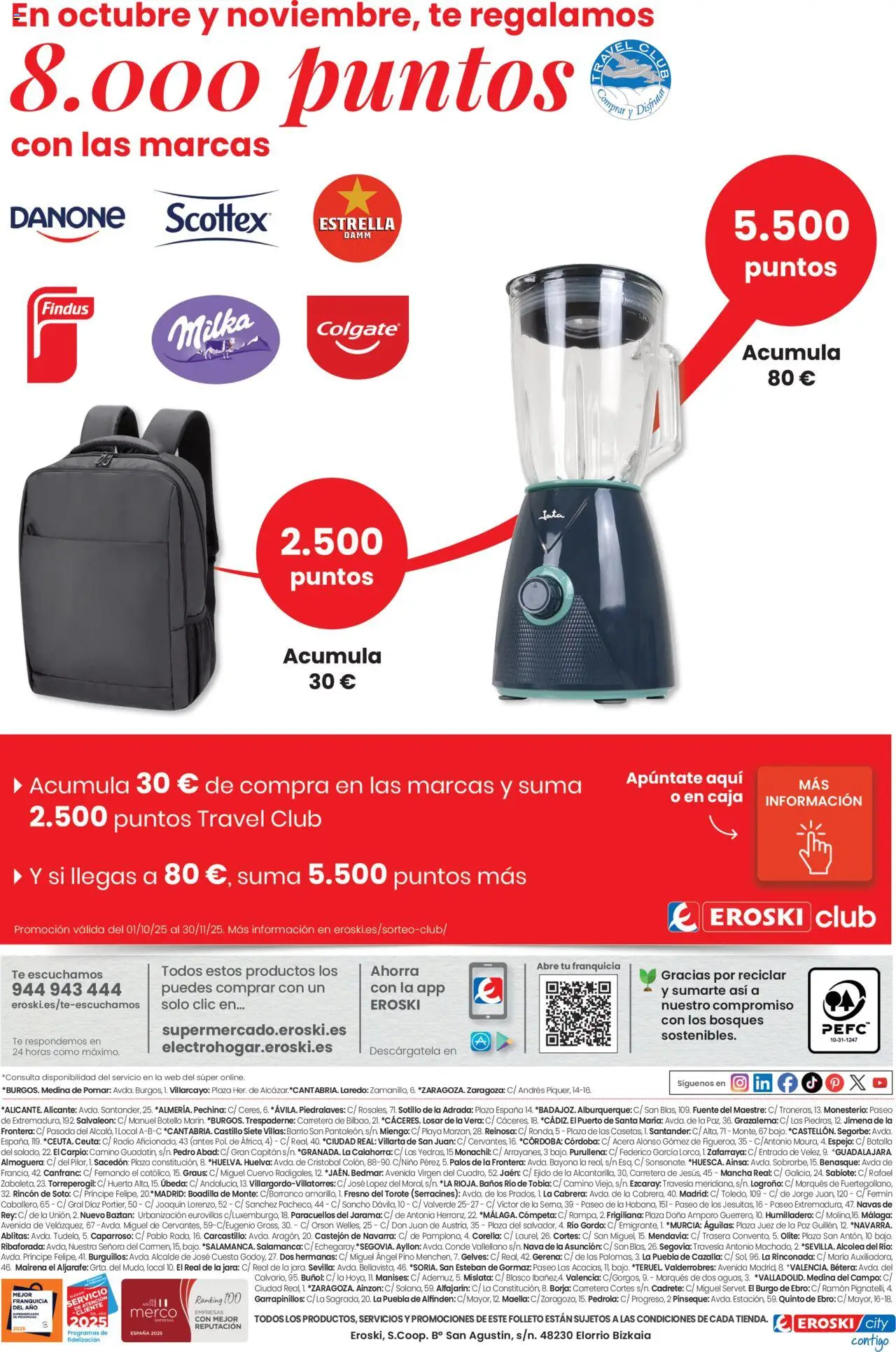 Eroski - Precio más bajo  │ válido desde el 16.10.2025 | Página: 8 | Productos: Té, Radio, Caja, Espejo