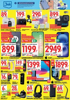 Pogląd oferty "Mediaexpert promocje - Wielkie otwarcie Kraków" - ważna od 16.04.2026 | Strona: 4 | Produkty: Telefon, Adapter, Powerbank, Baterie