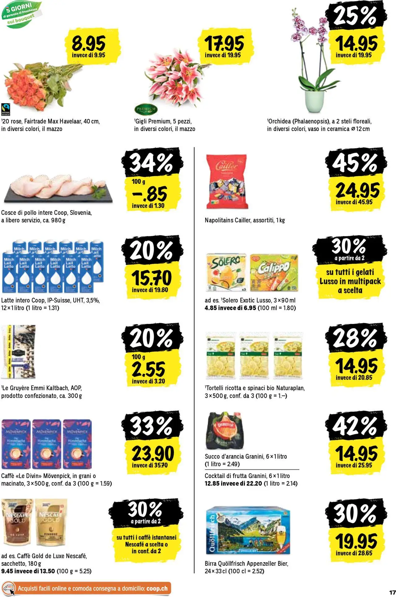 Coop - Una settimana di azioni ab 28.08.2025 | Seite: 17 | Produkte: Milch