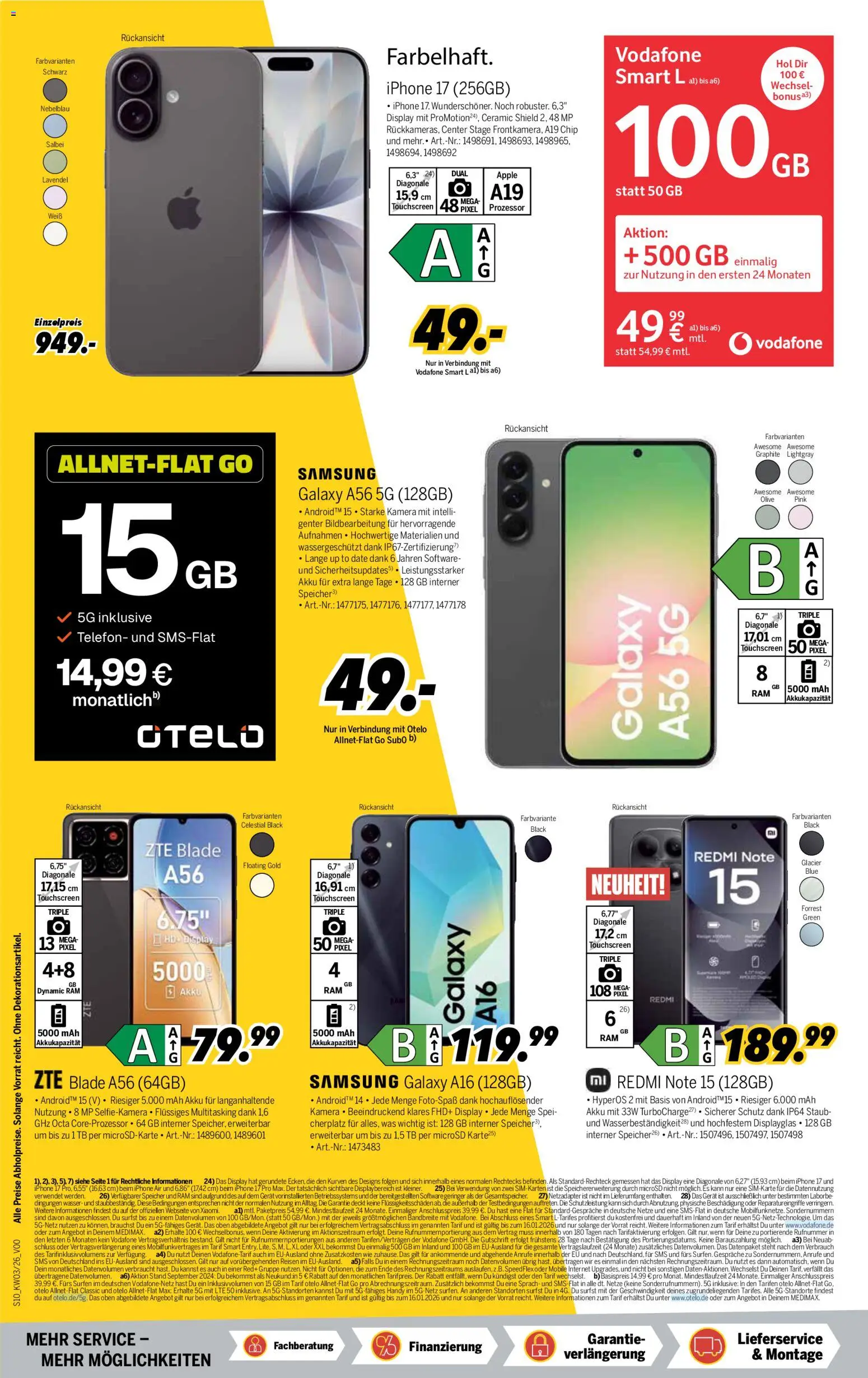 Medimax Prospekt 	 – gültig ab 09.01.2026 | Seite: 10 | Produkte: Kamera, Samsung, Wasser, Lavendel