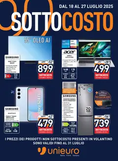 Anteprima del volantino Volantino Unieuro	 valido a partire dal 17.07.2025