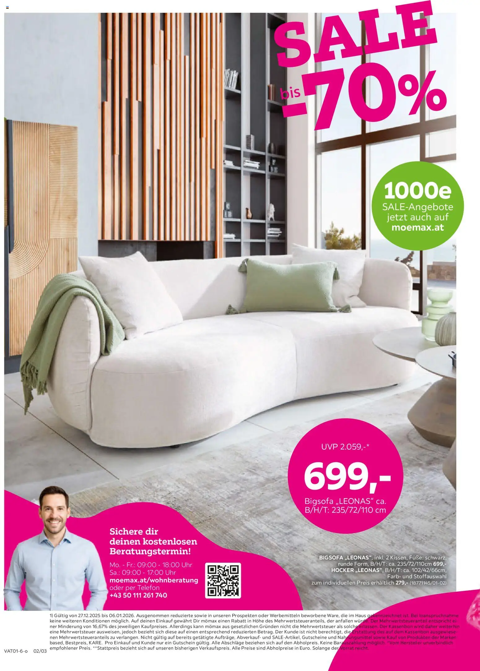 Mömax Prospekt aktuell gültig ab 27.12.2025 | Seite: 2 | Produkte: Telefon, Uhr