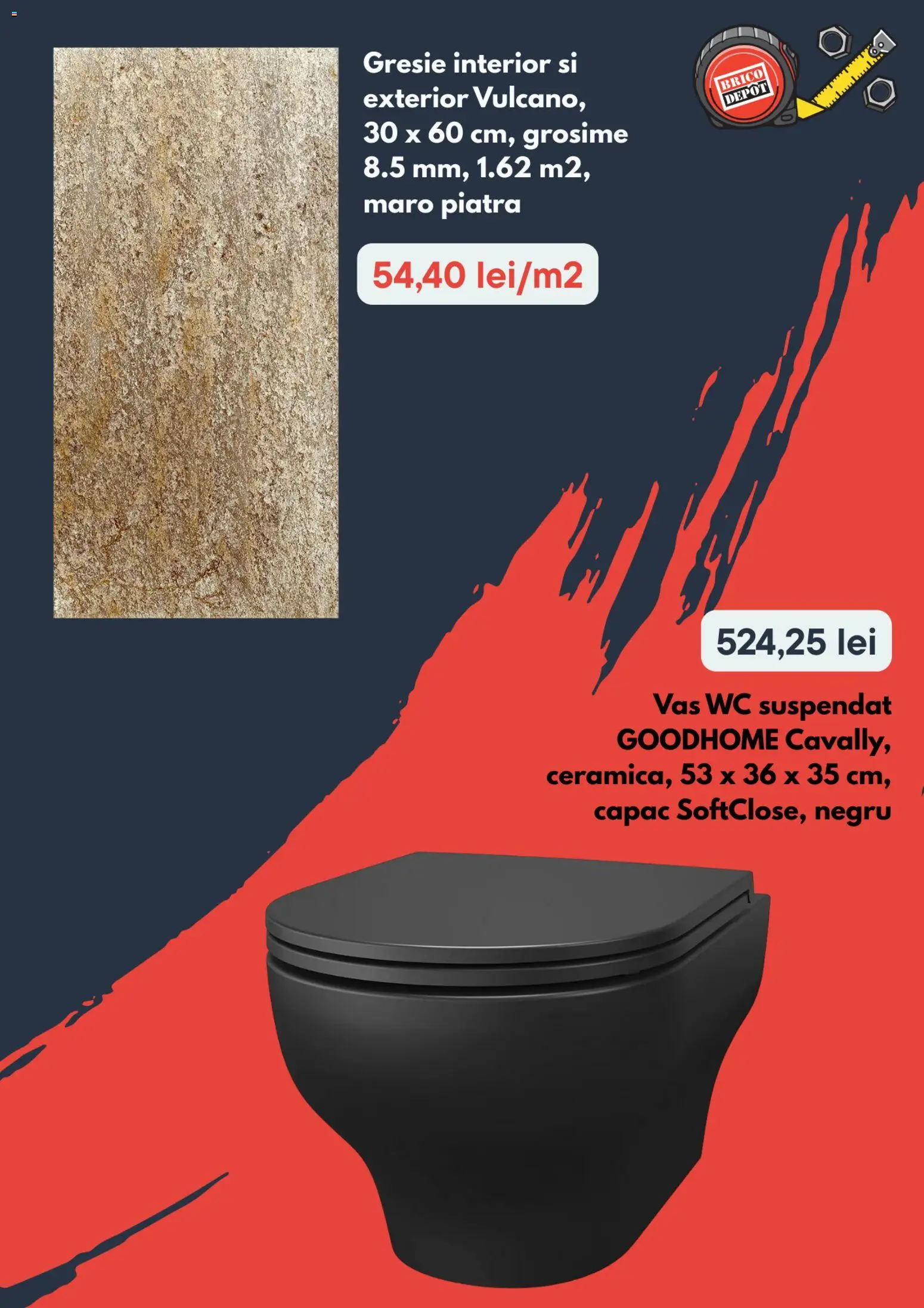 Noul catalog Brico Depot – valabil de la 01.01.2026 | Pagină: 3 | Produse: Gresie