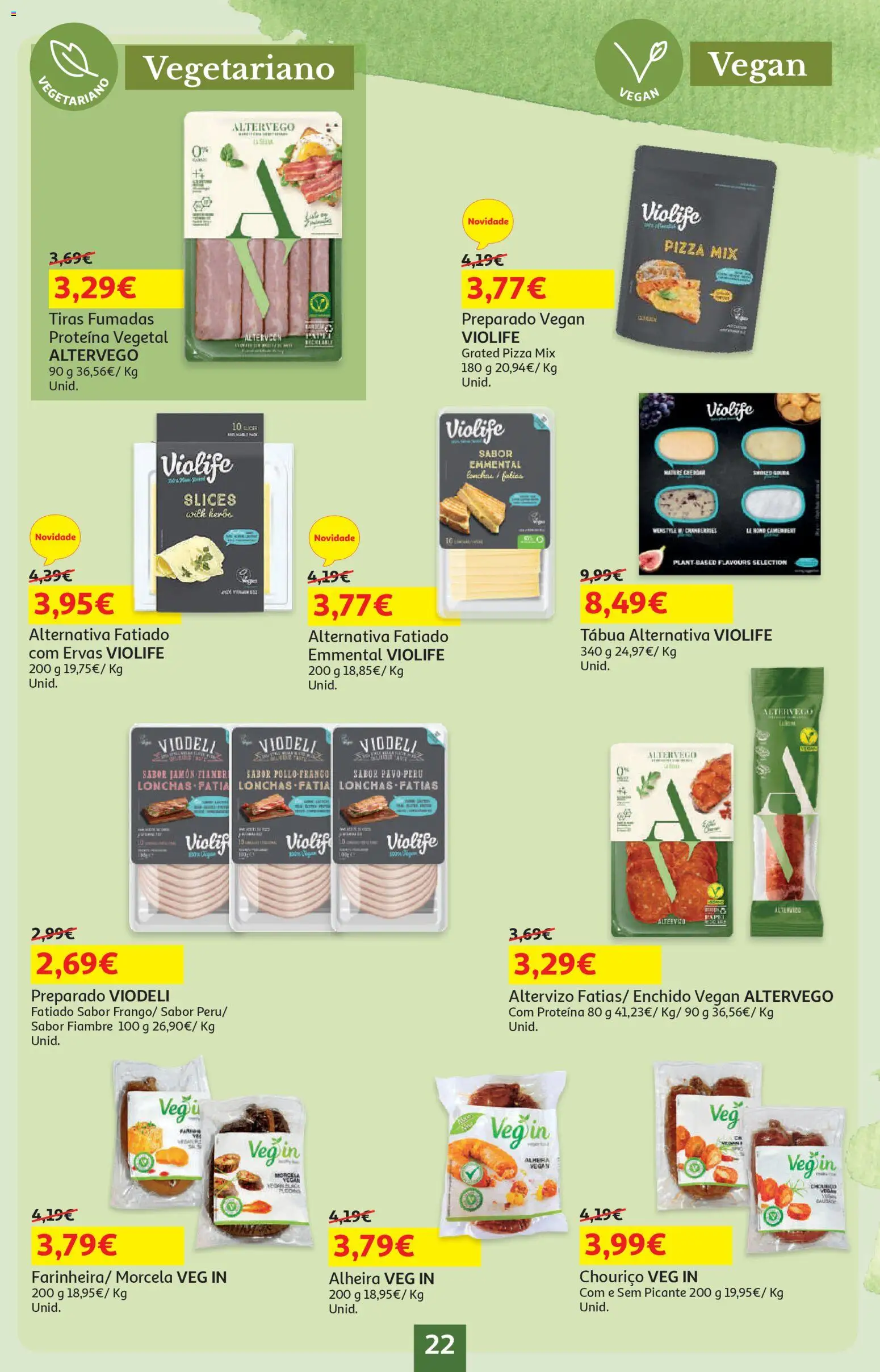 Auchan - Preços Redondos │ válido de 13.01.2026 | Página: 22 | Produtos: Tábua, Pizza, Chouriço, Alheira