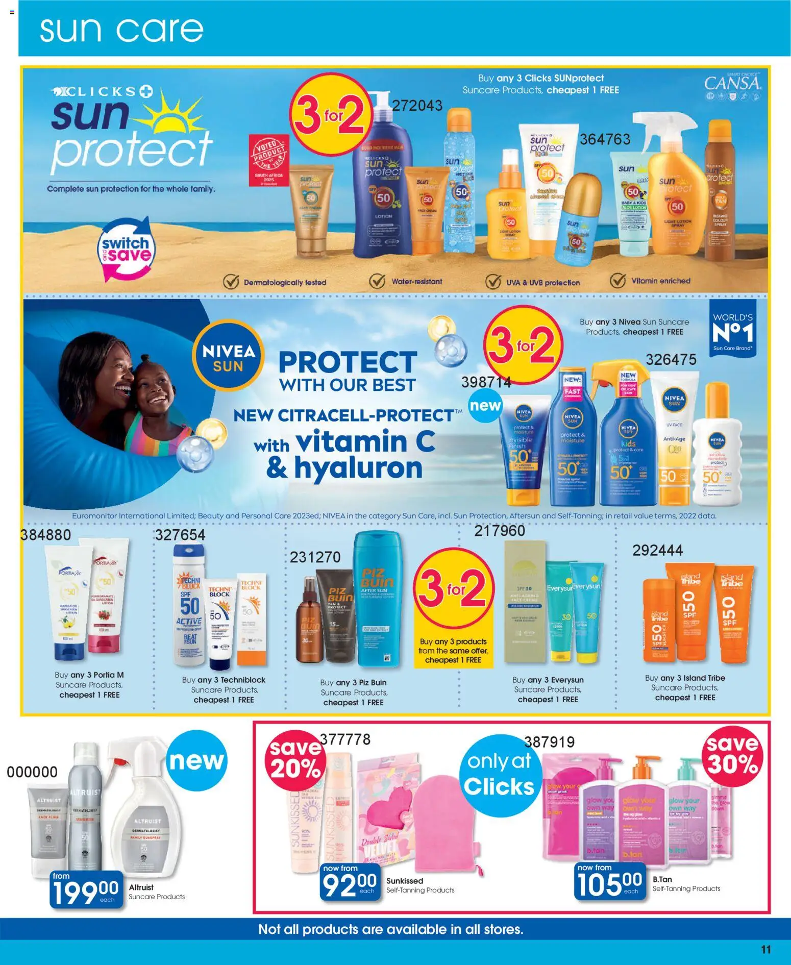 New Clicks catalogue – valid from 13.01.2026 | Page: 11 | Products: Switch, Lotion