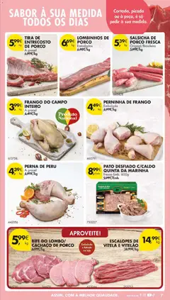 Pré-visualização BIFE DO LOMBO/CACHAÇO DE PORCO, Bife do lombo/cachaço de porco embalado e fatiado na loja válido de 28.10.2025 | Página: 7