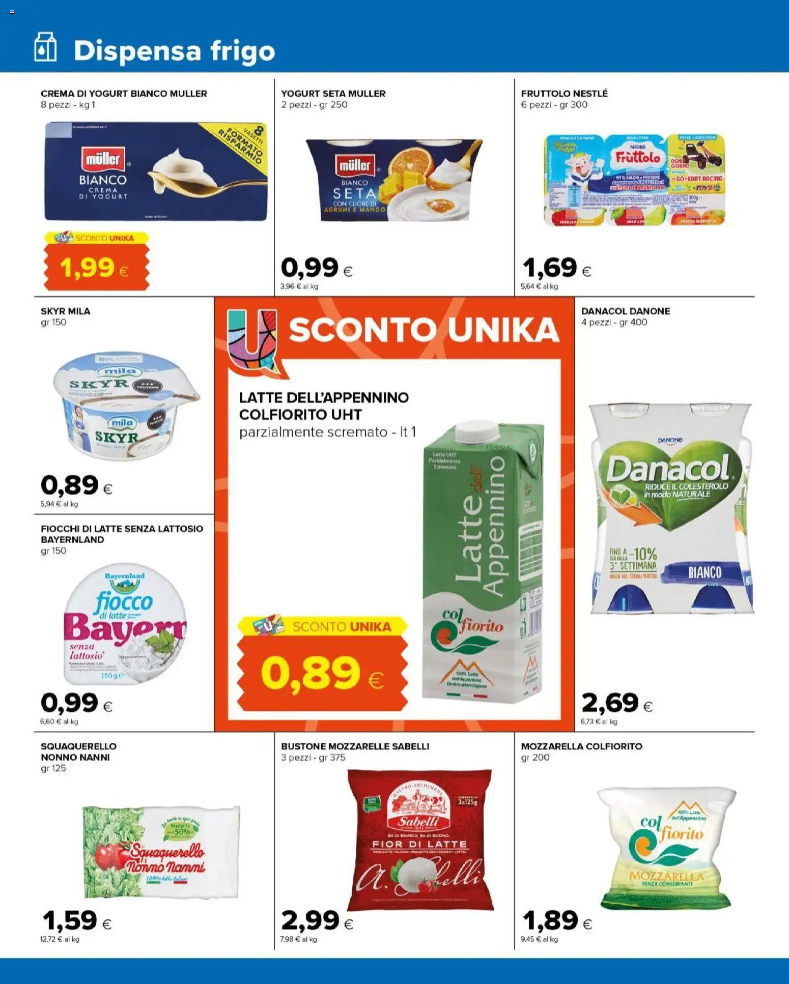 Volantino Tigre del 14.01.2026 | Pagina: 6 | Prodotti: Crema, Fiocchi, Mozzarella, Agrumi