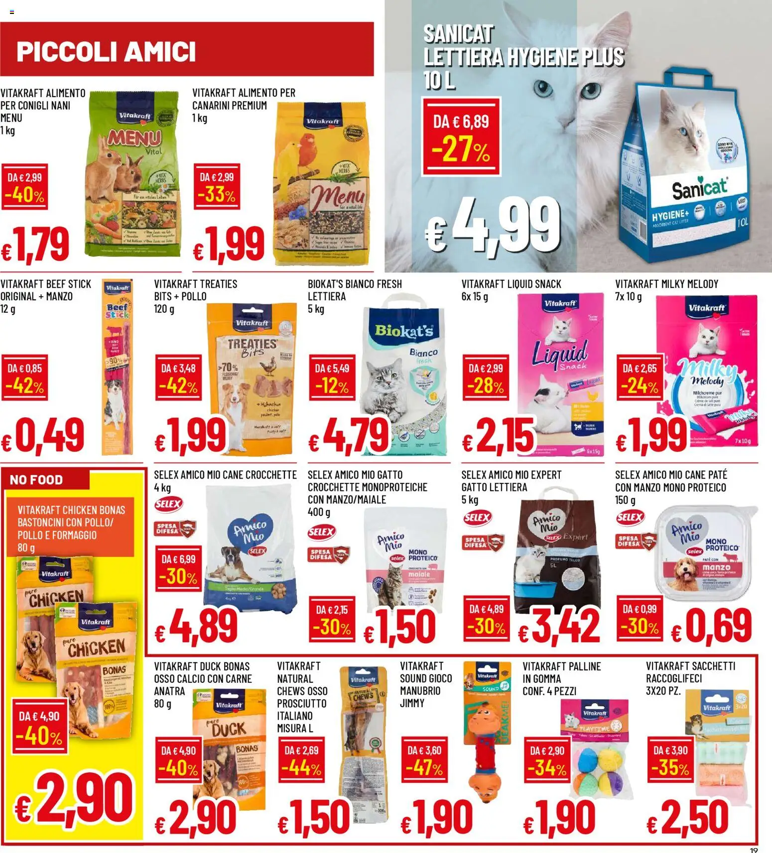 Volantino Galassia del 23.04.2026 | Pagina: 19 | Prodotti: Latte, Formaggio, Prosciutto, Crocchette