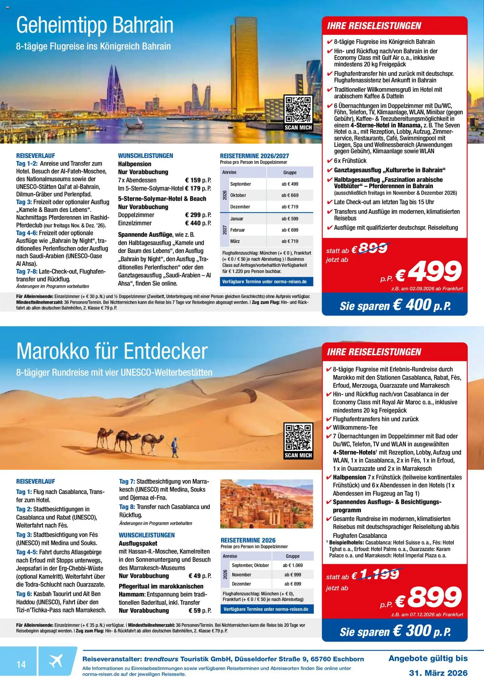 Norma Resien – gültig ab 01.03.2026 | Seite: 14 | Produkte: Klimaanlage, Kaffee, Bad, Uhr