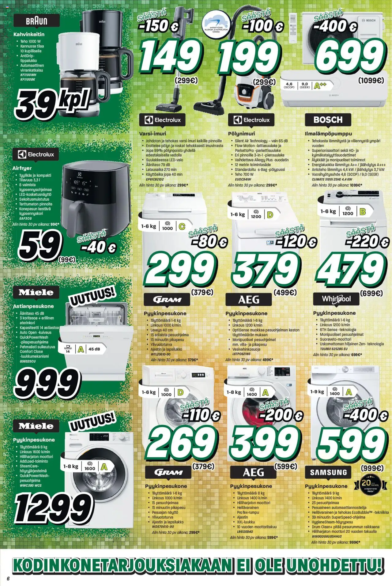  | Sivu: 6 | Tuotteet: Kahvinkeitin, Näyttö