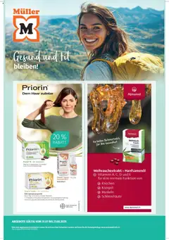 Vorschau von dem Prospekt - Müller Aktionen Gesund und Fit ab 31.07.2025