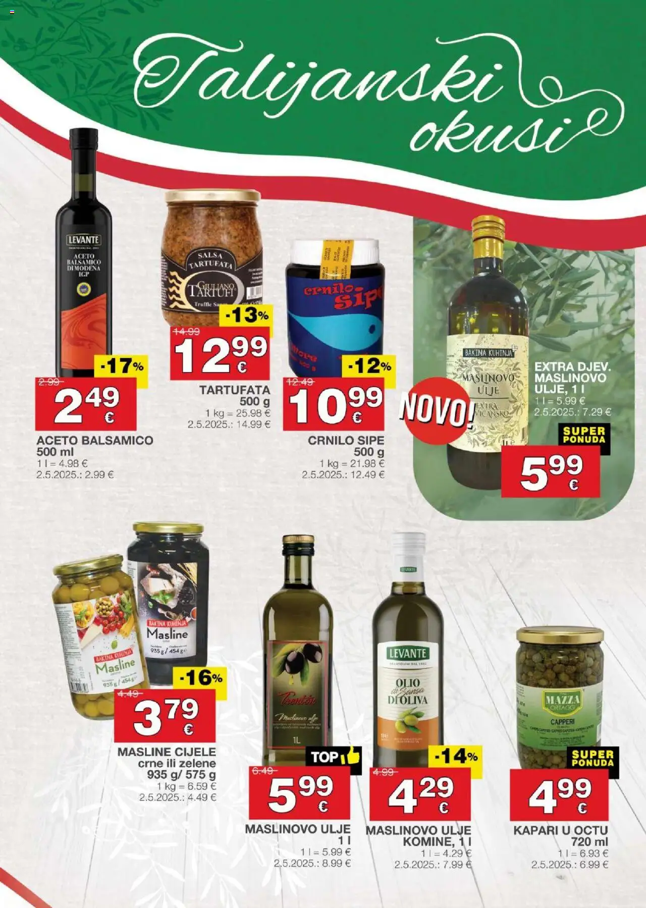 Stanić Diskont katalog | vrijedi od 16.10.2025 | Stranica: 3 | Proizvodi: Ulje, Masline, Maslinovo ulje, Balsamico
