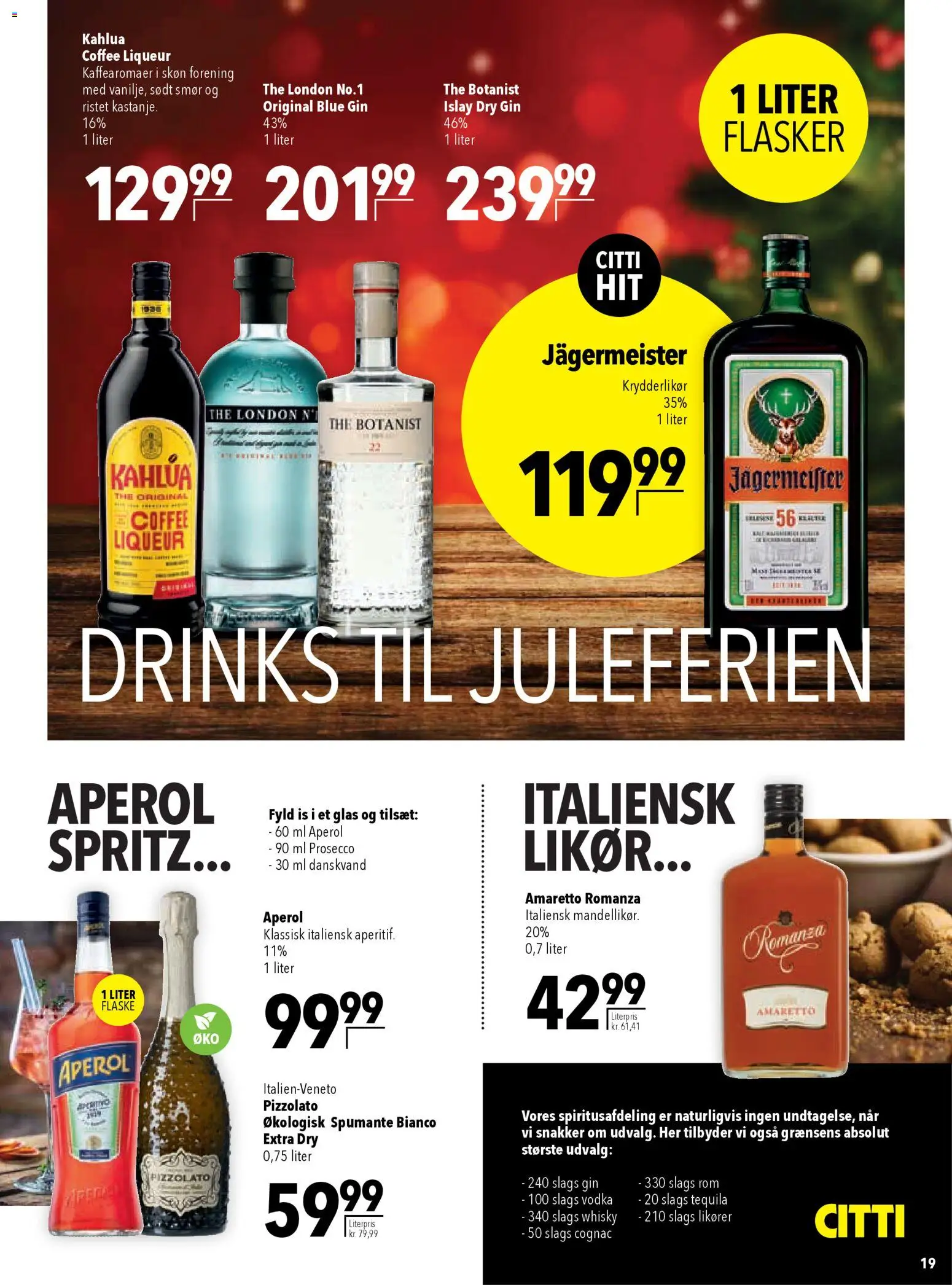 CITTI Markt - Dänemark-Werbung – gültig ab 26.11.2025 | Seite: 19 | Produkte: Prosecco, Jägermeister, Aperol, Gin