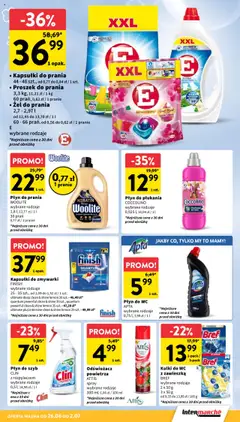Intermarche Gazetka od 26.06.2025 | Strona: 31 | Produkty: Cleaner, Kapsułki do prania, Detergent, Kapsułki do zmywarki