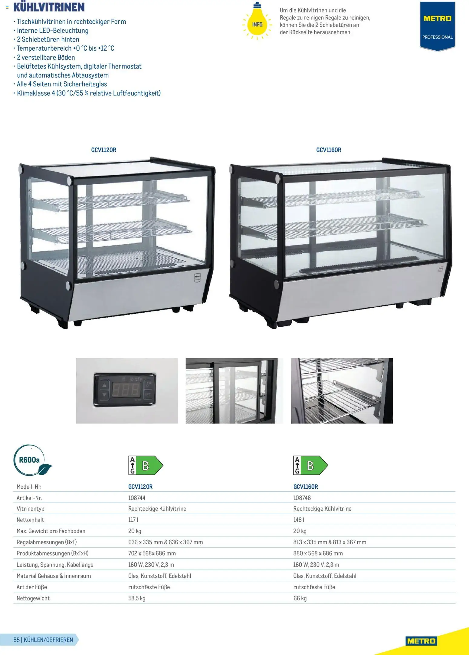 Metro Gastrogeräte gültig ab 23.02.2026 | Seite: 55 | Produkte: Gewicht