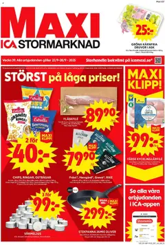 ICA Maxi - Sollentuna - Förhandsvisning av reklamblad från butik ICA Maxi aktuell från 22.09.2025
