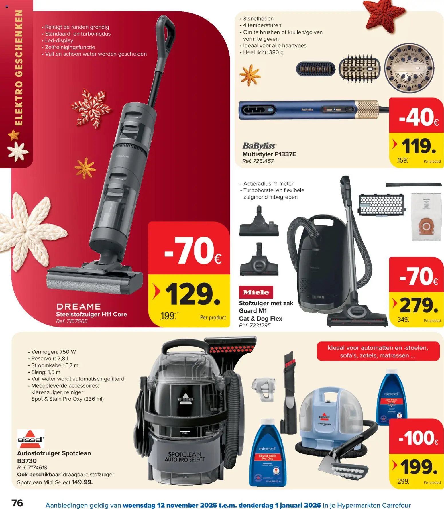 {H1} | Pagina: 76 | Producten: Zak, Stofzuiger, Désodorisant