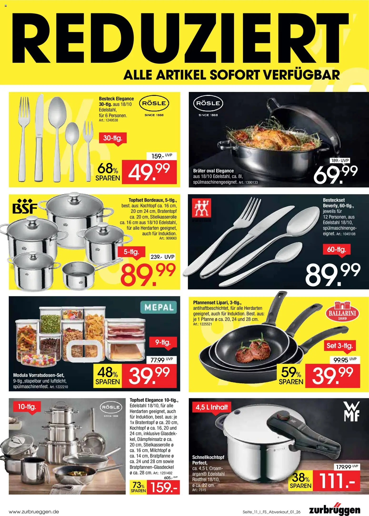 Zurbrüggen Abverkauf Fachsortimente – gültig ab 16.03.2026 | Seite: 11