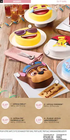 Intermarché - Prévisualisation de 1- GÂTEAU EMOJI (1), Gâteau Emoji valide à partir de 01.04.2026 | Page: 24