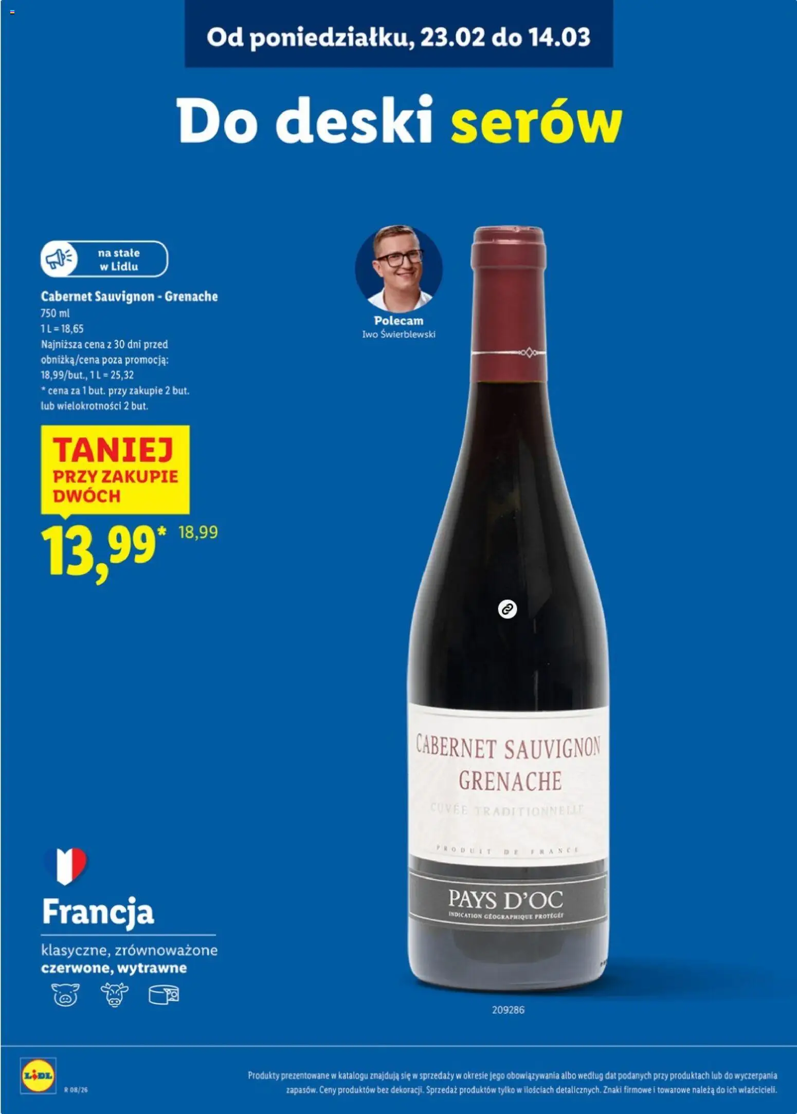 Lidl Katalog karta win od 16.02.2026 | Strona: 23 | Produkty: Wino