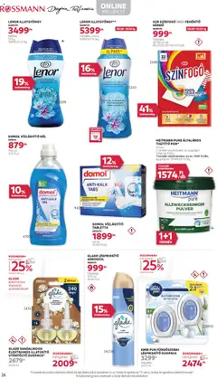Rossmann akciós ujság - amely érvényes a következő dátumtól: 22.09.2025 | Oldal: 28 | Termékek: Kendő, Légfrissítő, Parfüm