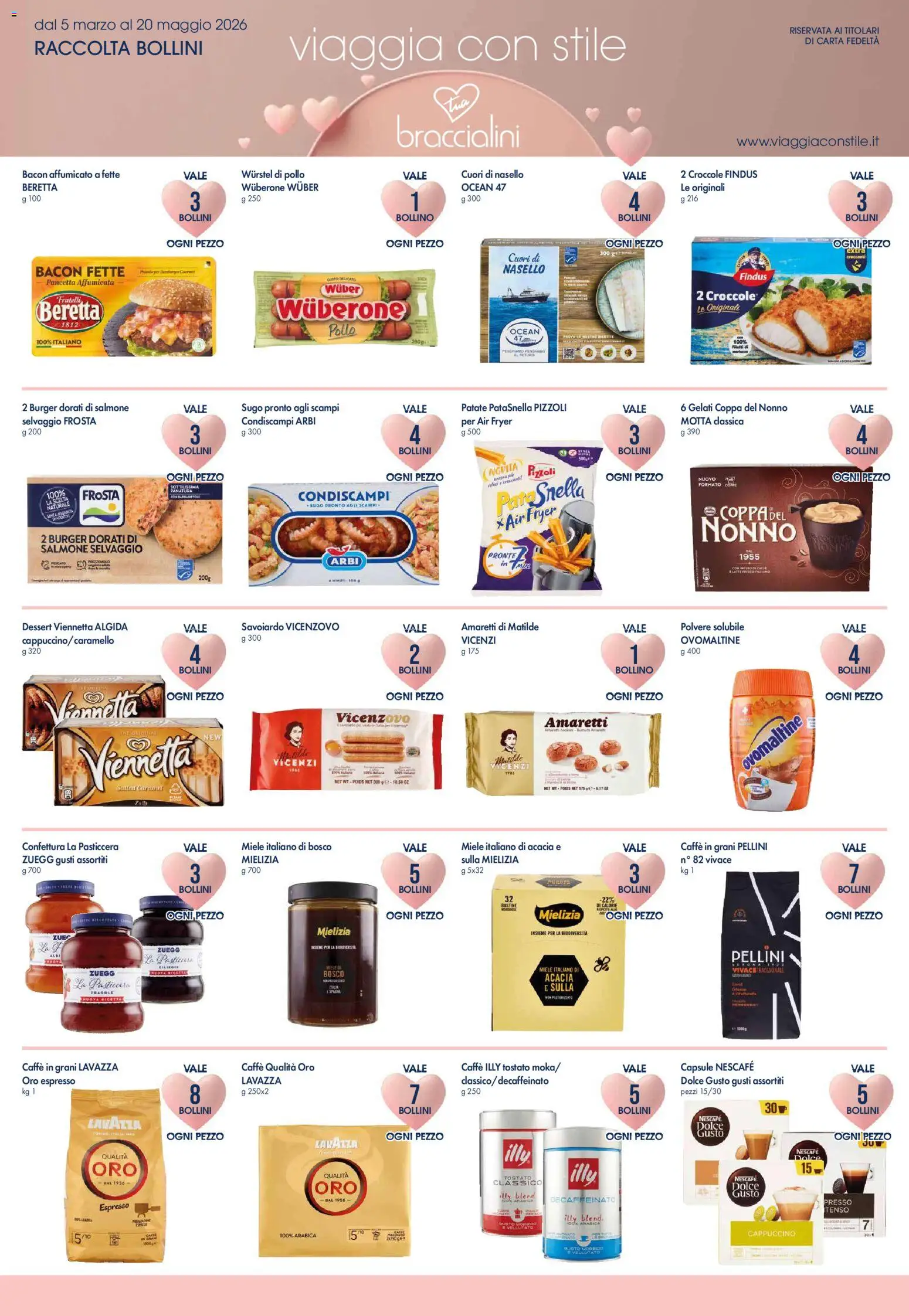 Volantino Galassia del 26.03.2026 | Pagina: 4 | Prodotti: Pollo, Patate, Caffè in grani, Nasello