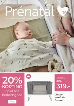 Prénatal - Folder - Voorbeeld van een folder van Prénatal, geldig van 25.08.2025
