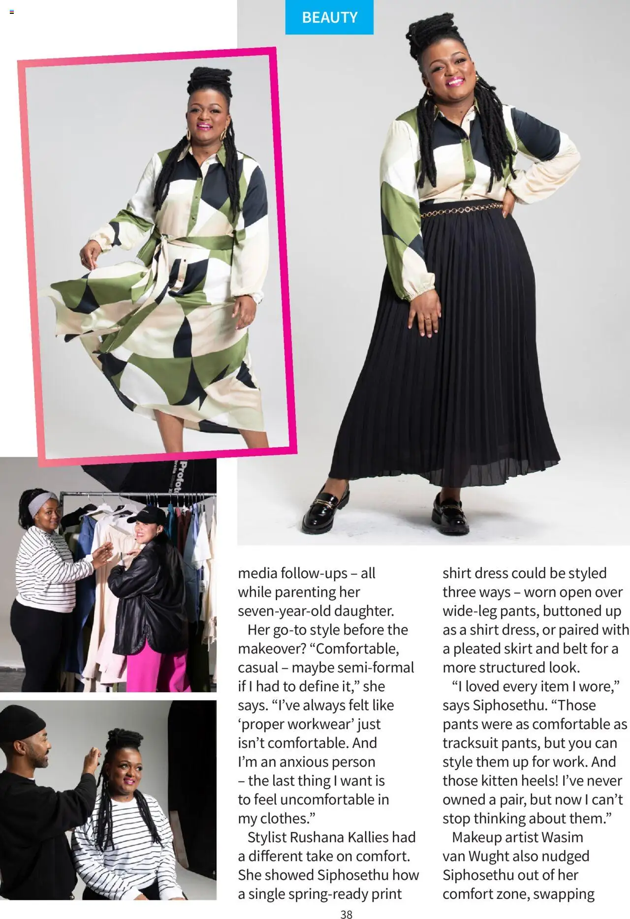 Clicks - Clubcard Magazine │ valid from 01.08.2025 | Page: 38 | Products: Dress, Shirt, Skirt, Belt