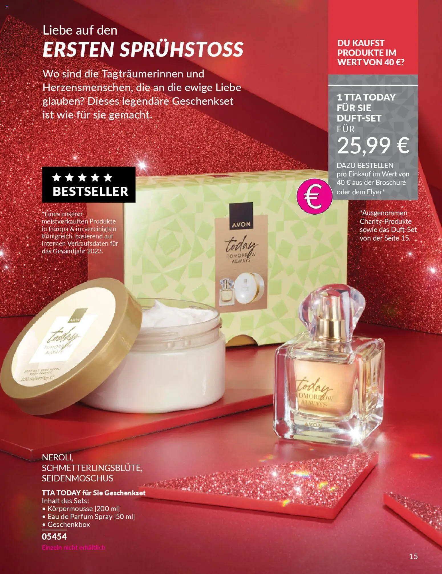 AVON Weihnachtsgeschenkideen – gültig ab 01.11.2025 | Seite: 15 | Produkte: Parfüm, Eau de Parfum