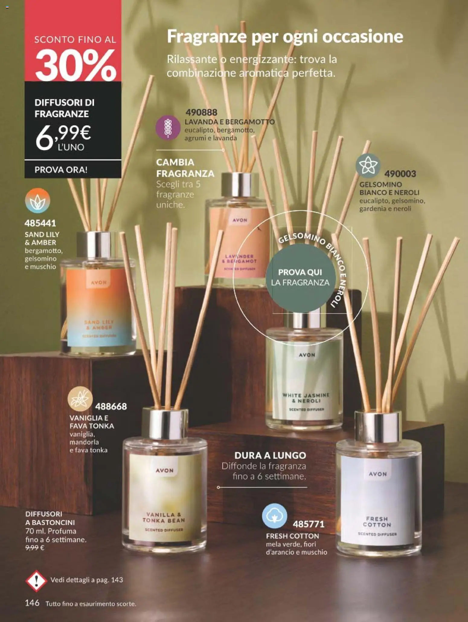 Volantino Avon del 01.03.2026 | Pagina: 146 | Prodotti: Agrumi, Lavanda, Fragranza