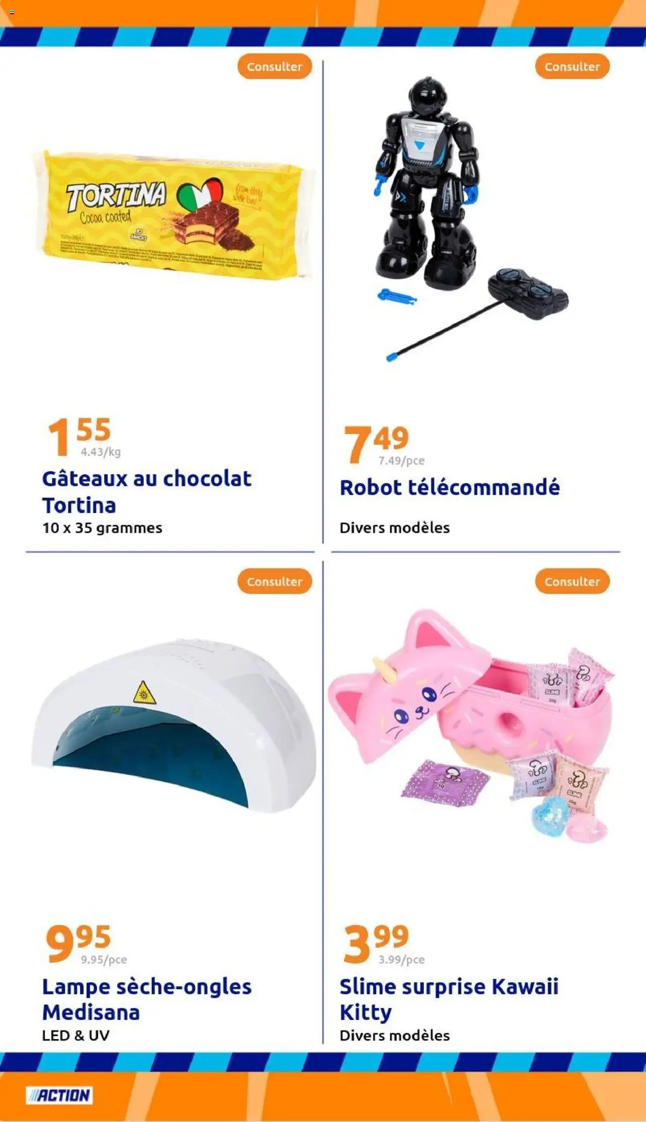  | Page: 30 | Produits: Robot, Lampe, Chocolat, Télécommande