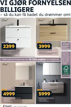 Forhåndsvisning av Megaflis - Kundeavis gyldig fra 12.02.2026 | Side: 2 | Produkter: Speil, Speilskap, Håndtak