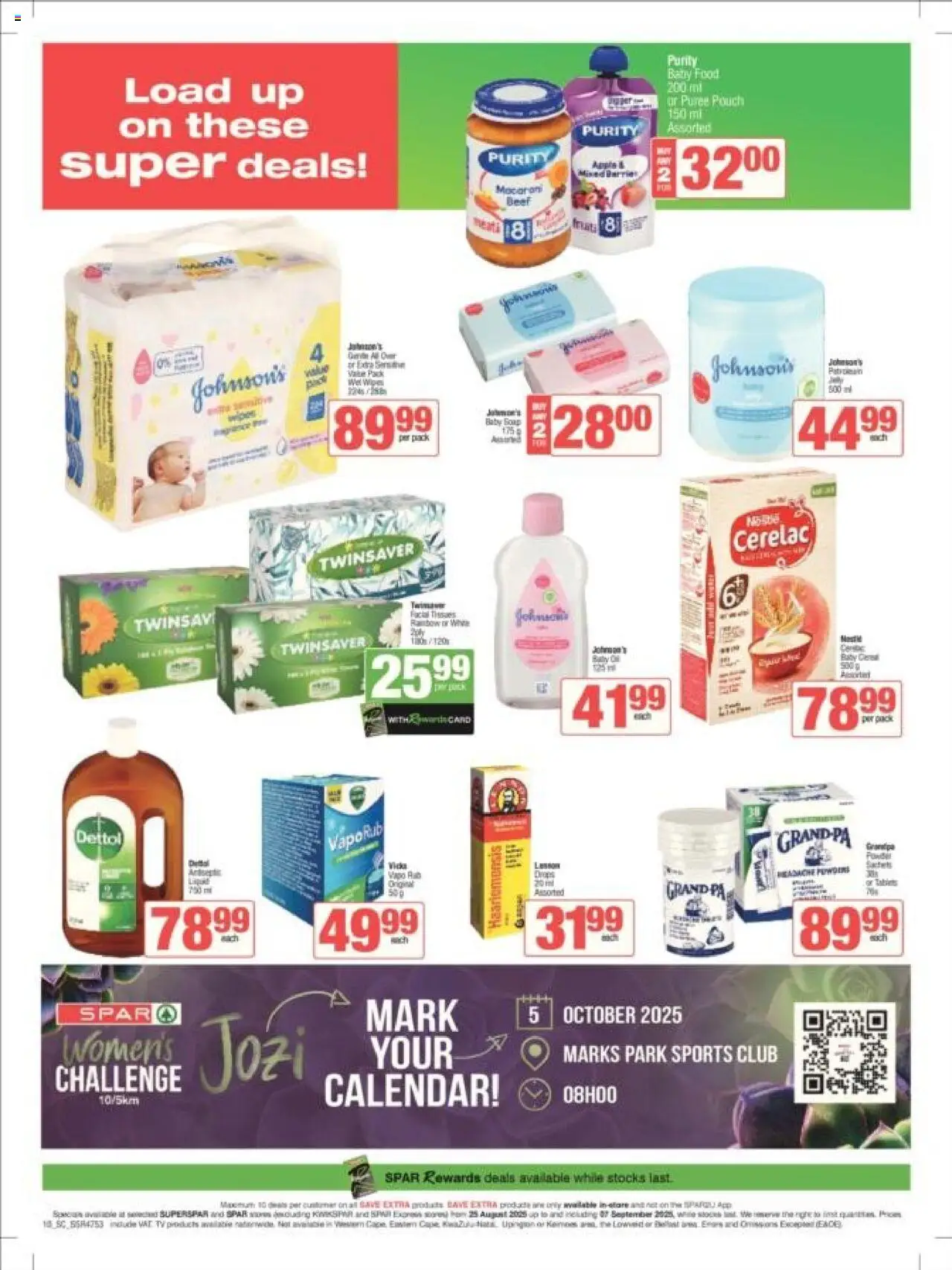 Spar - Gauteng - Weekly Specials │ valid from 25.08.2025 | Page: 10 | Products: TV, Beef, Soup, Baby food