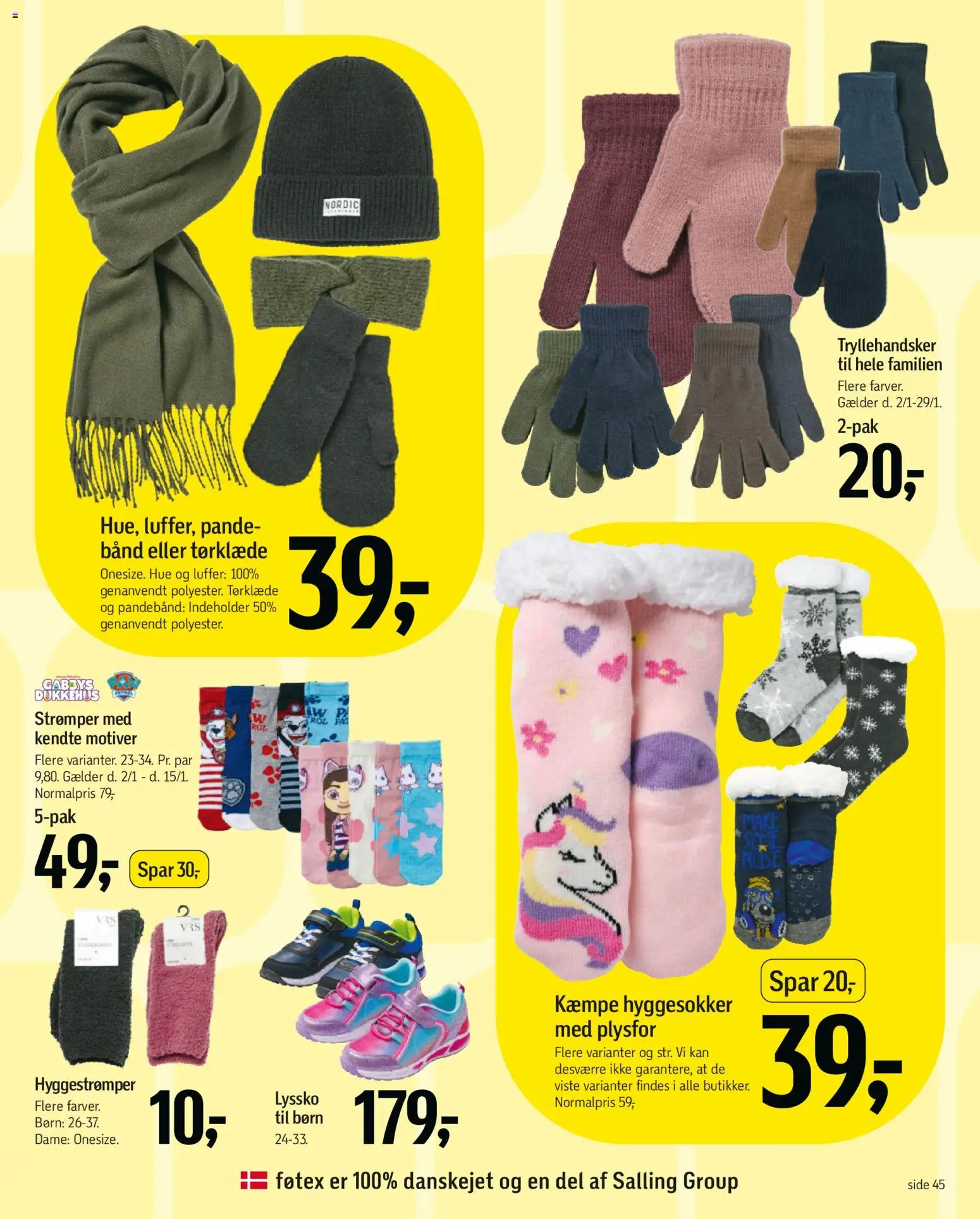 Føtex tilbudsavis – gyldig fra 02.01.2026 | Side: 76 | Produkter: Hue, Strømper