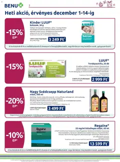 BENU Gyógyszertárak Akciós újság - amely érvényes a következő dátumtól: 01.12.2025 | Oldal: 2
