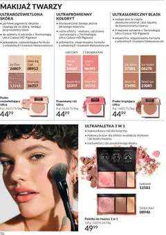 Pogląd oferty "Avon Katalog 10 2025" - ważna od 01.10.2025 | Strona: 72 | Produkty: Makijaż, Puder, Róż, Rozświetlacz
