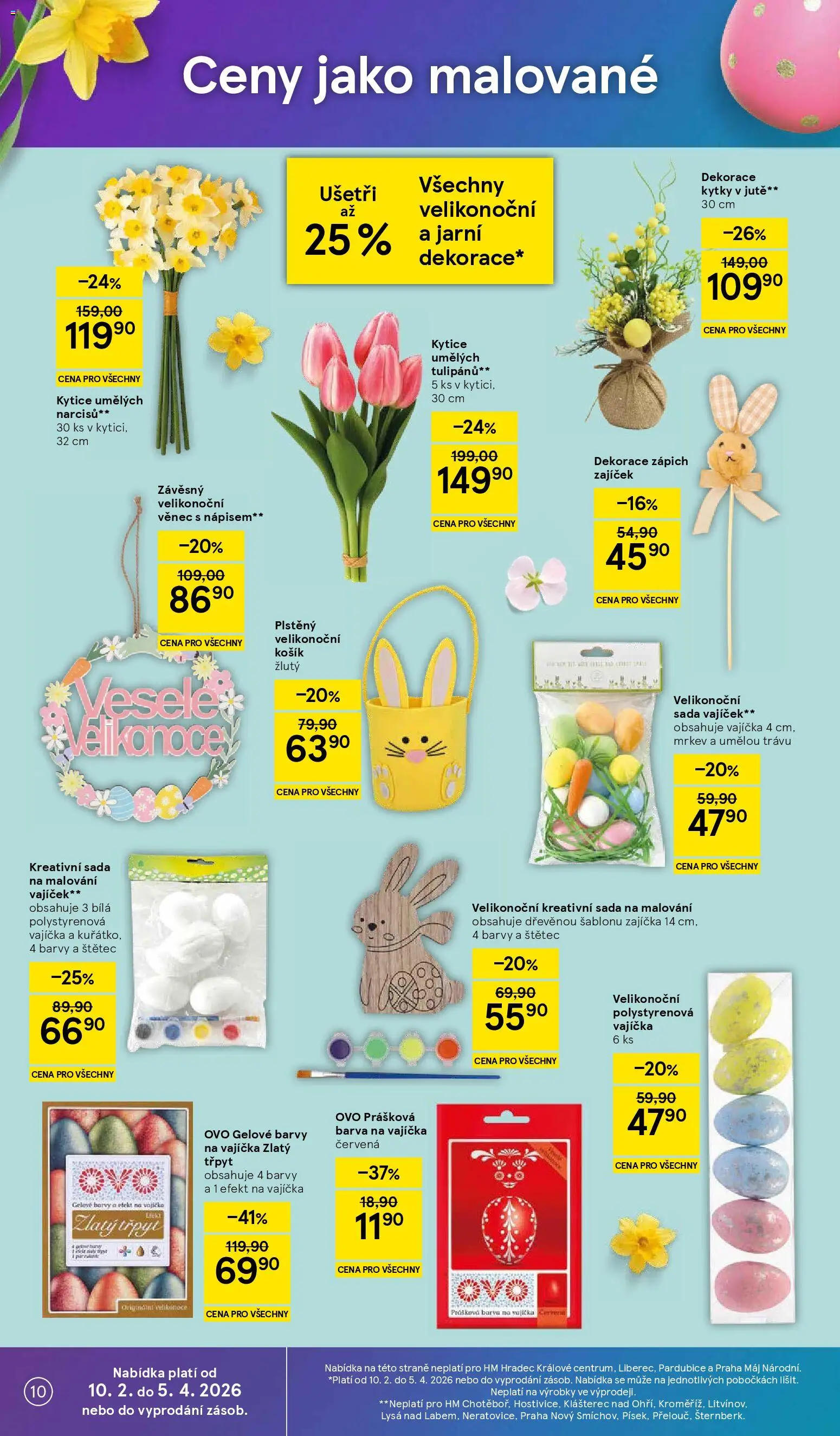 Tesco leták - Hypermarket od 25.02.2026 | Strana: 10 | Produkty: Mrkev, Košík, Kytice, Barvy