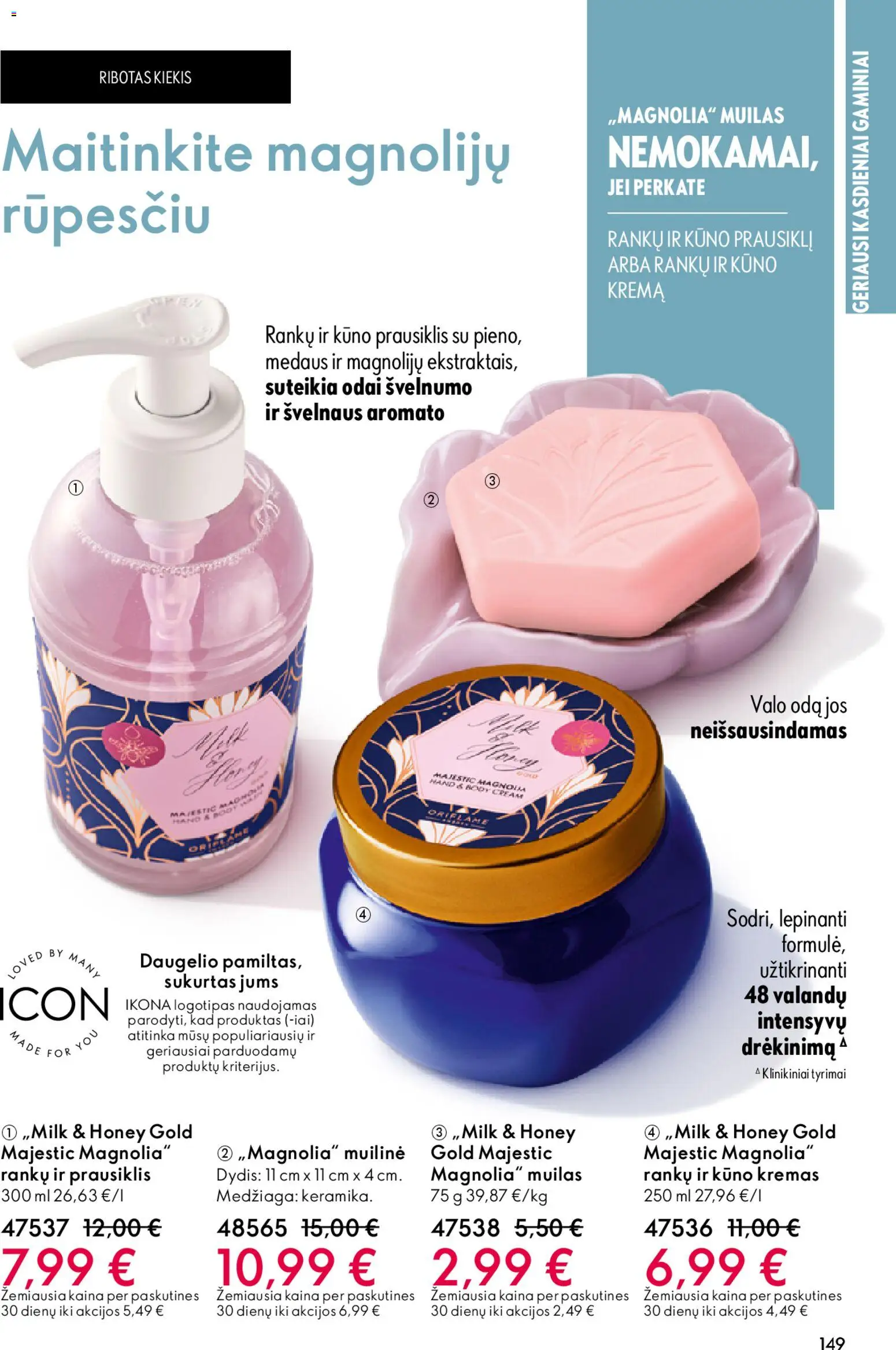 Oriflame akcijos nuo 31.12.2025 | Puslapis: 149 | Prekių: Kremas, Kūno kremas, Muilas, Prausiklis