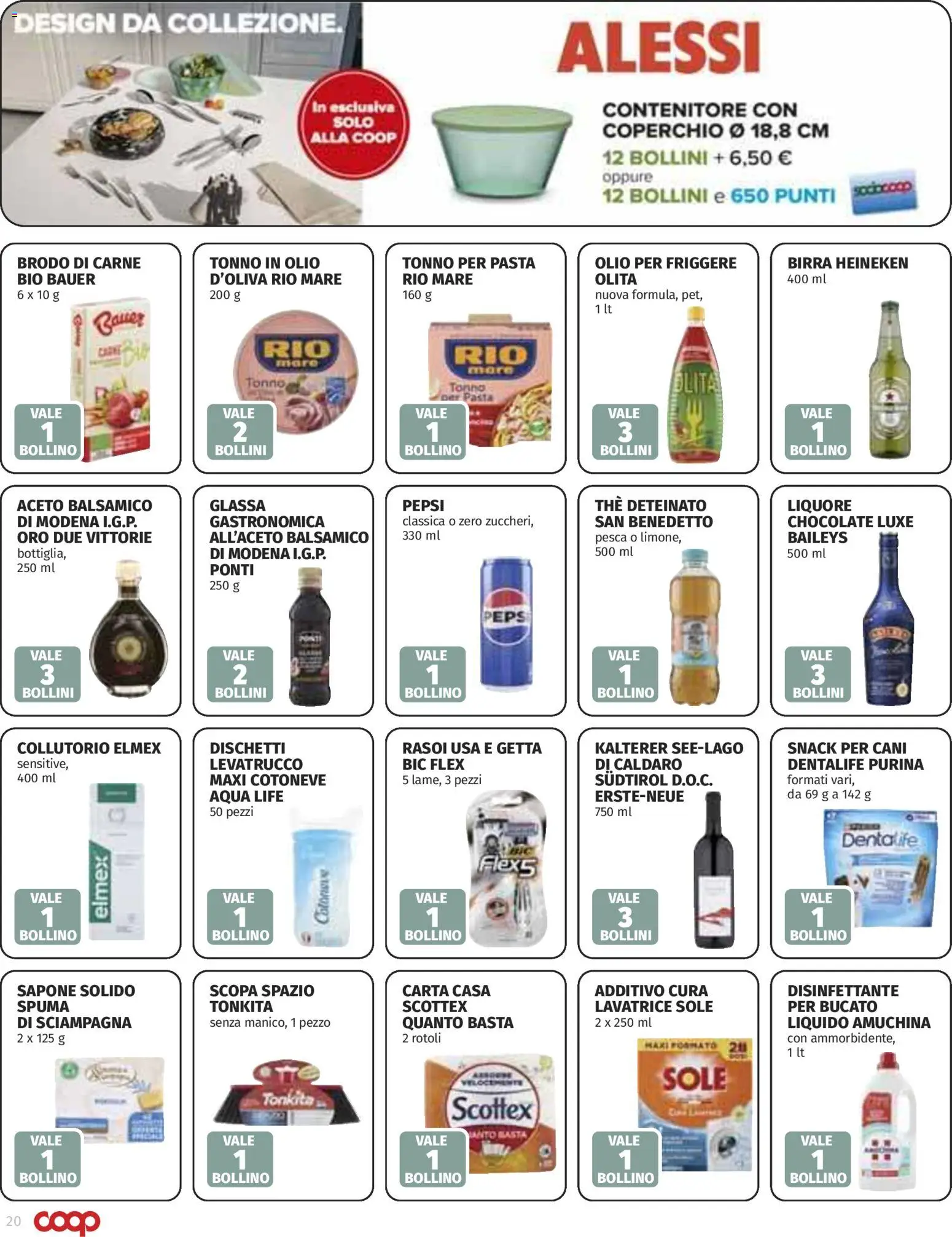 Volantino COOP del 30.10.2025 | Pagina: 20 | Prodotti: Pasta, Pesca, Tonno, Aceto