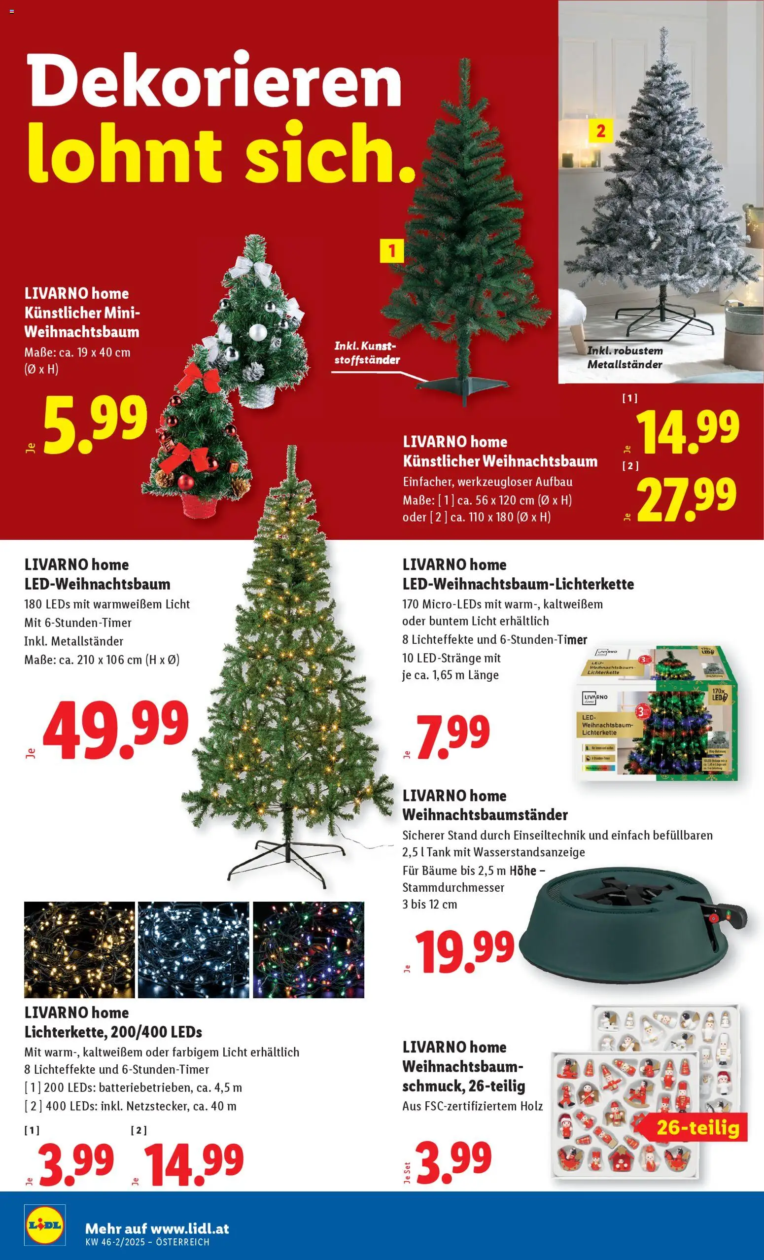 Lidl Flugblatt - Altenmarkt im Pongau, St. Johann im Pongau, Zell am See gültig ab 13.11.2025 | Seite: 22