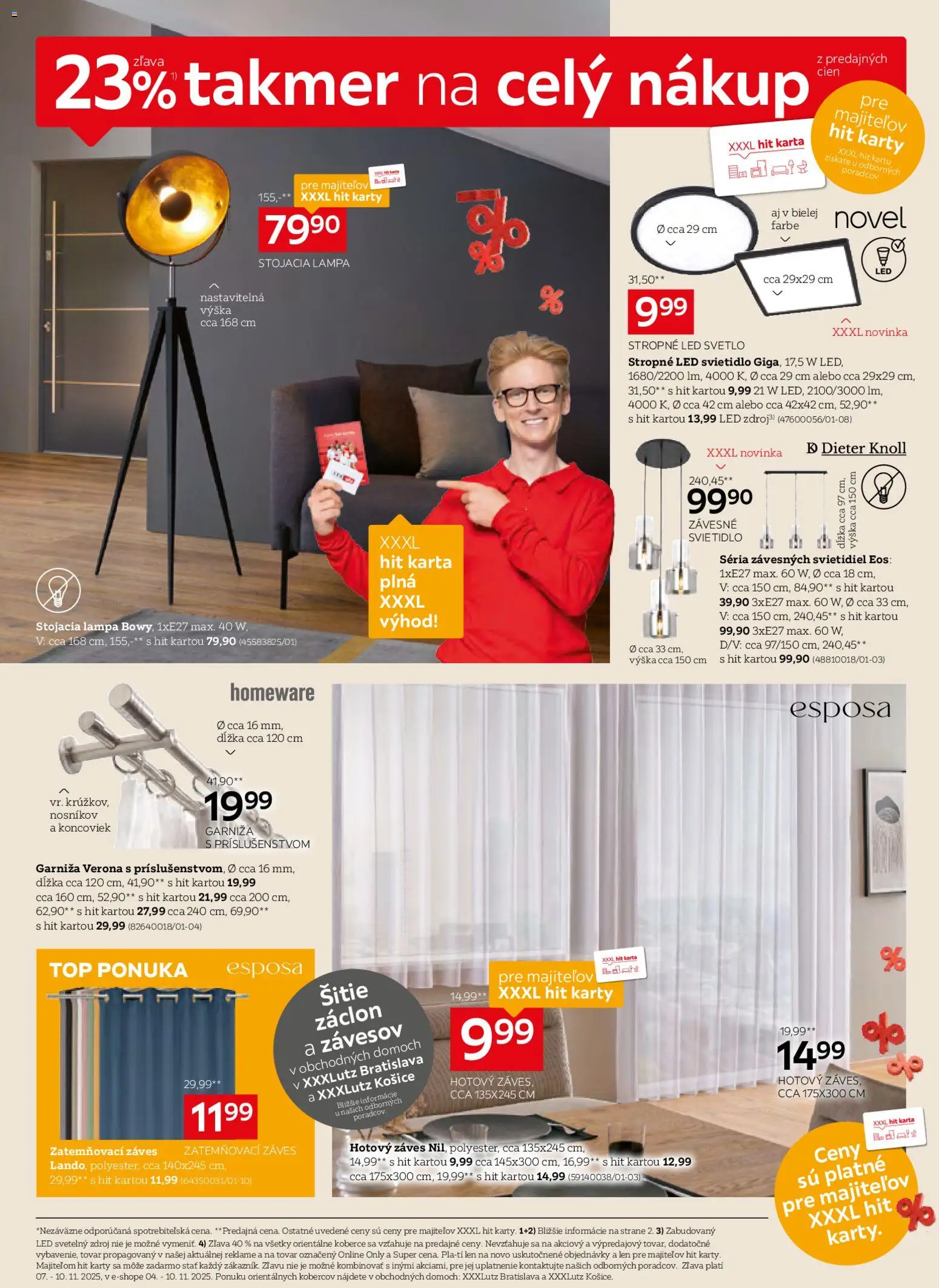 Nové XXXLutz akcie – leták je platný od 03.11.2025 | Strana: 18 | Produkty: Lampa, Svetlo, Svietidlo