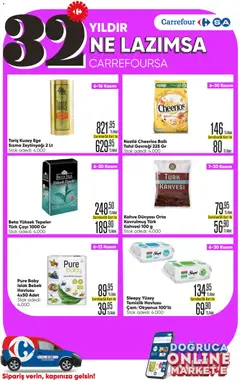 06.11.2025 tarihinden itibaren geçerli olan CarrefourSA kataloğu önizlemesi | Sayfa: 2 | Ürünler: Tahıl gevreği, Kahve, Tahıl