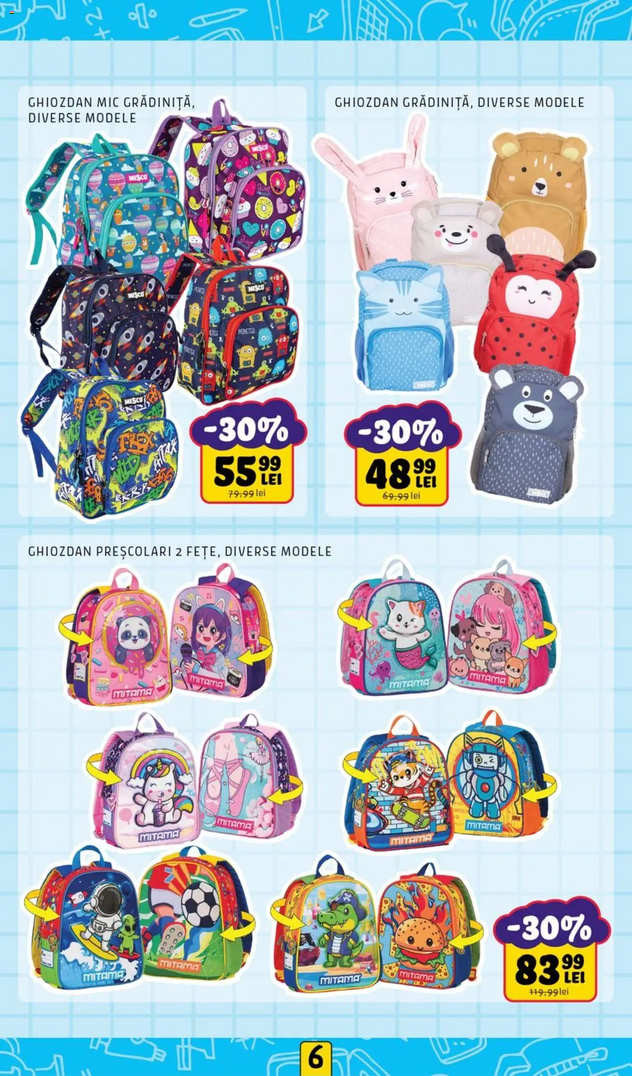 Noriel catalog - Back to School – valabil de la 11.08.2025 | Pagină: 6 | Produse: Ghiozdan