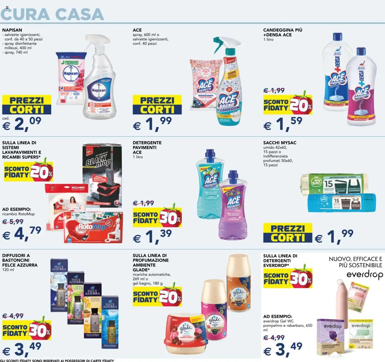 Volantino Esselunga S del 11.09.2025 | Pagina: 19 | Prodotti: Detergente, Candeggina, WC, Bagno