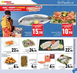 Volantino Conad del 04.06.2025 | Pagina: 23 | Prodotti: Salmone, Pesce, Salmone fresco, Orata