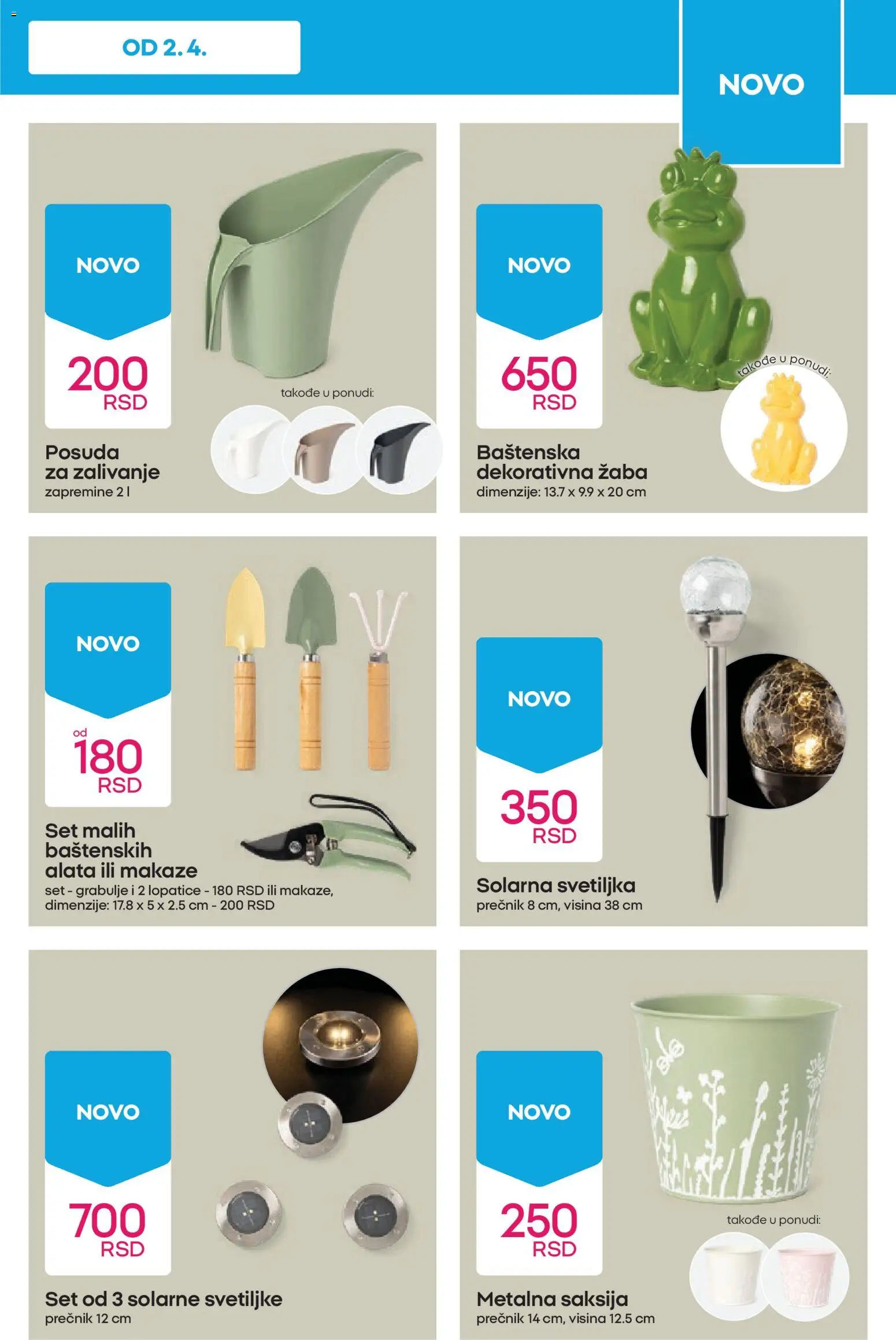 Pepco katalog - važi od 02.04.2026 | Strana: 7 | Proizvode: Saksija, Makaze