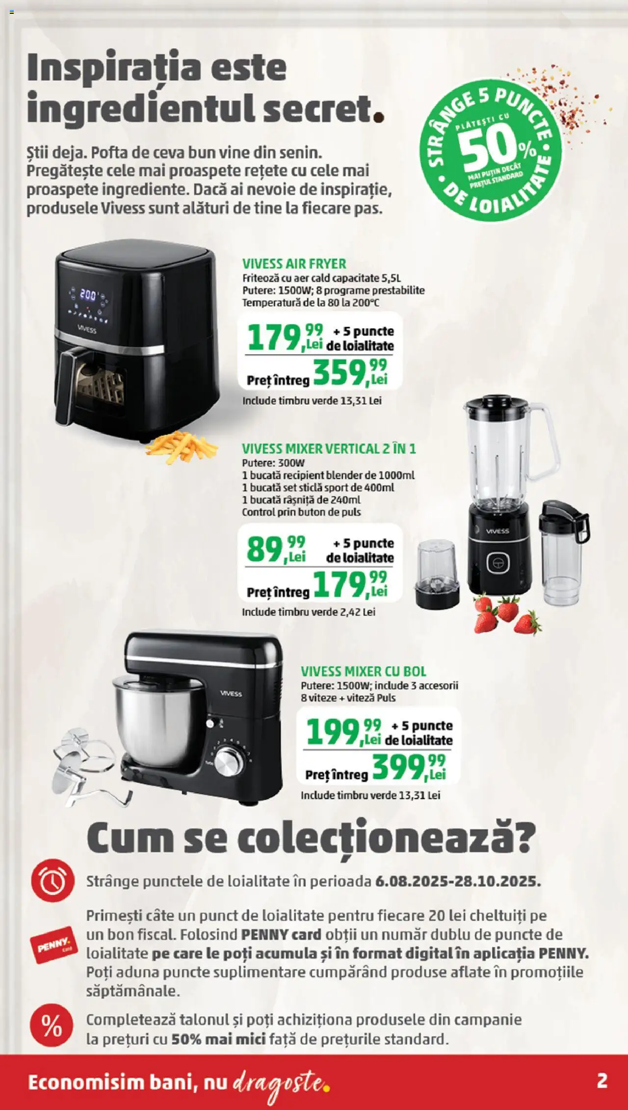 Catalog PENNY – valabil de la 06.08.2025 | Pagină: 2 | Produse: Blender, Mixer, Bol, Mici